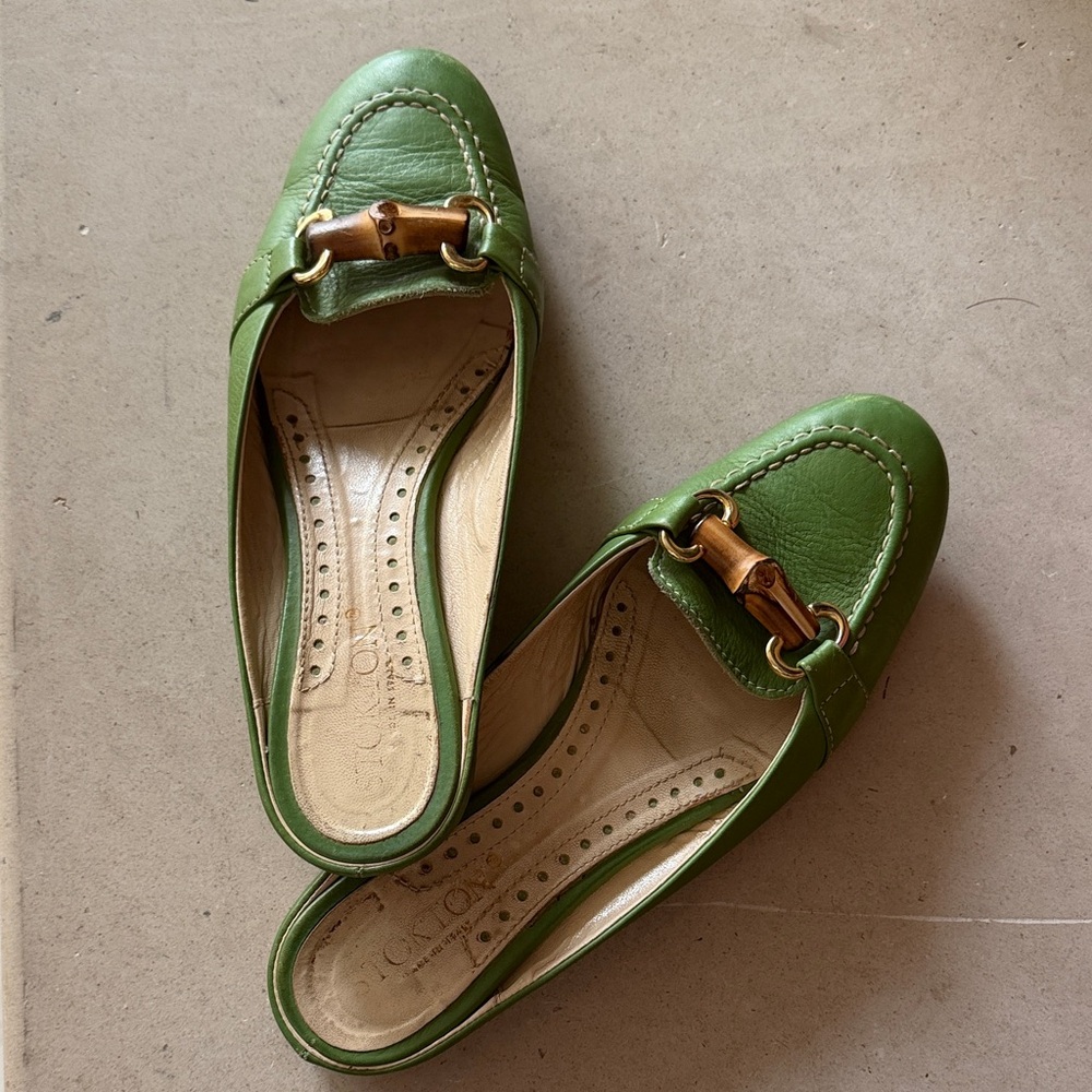 Leather mules